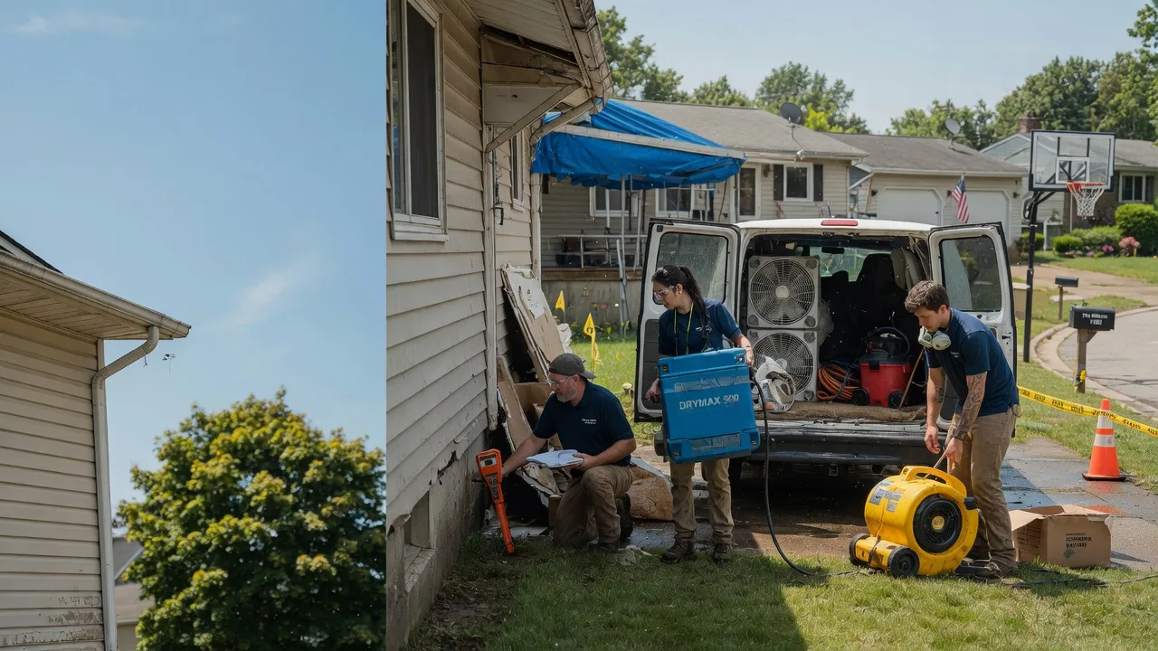 Ceiling Leak Cleanup in Holmesville, OH near me