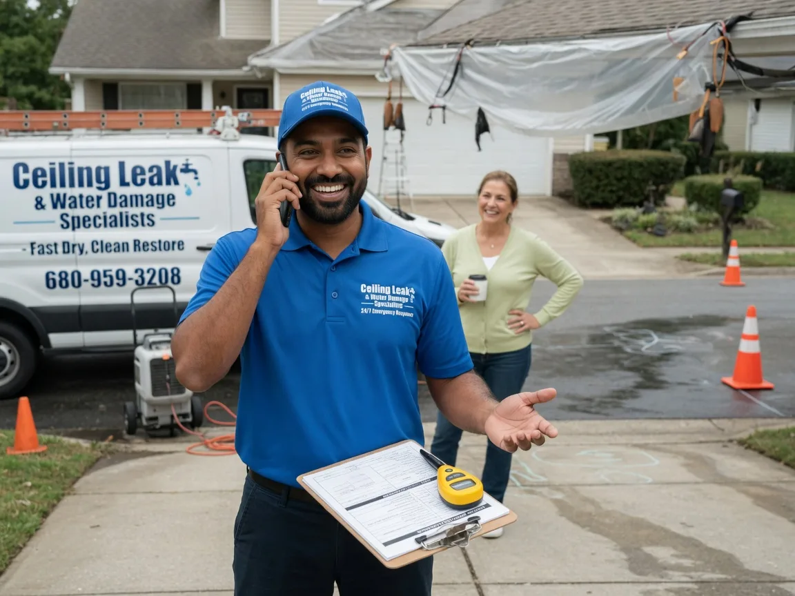Ceiling Leak Cleanup Holmesville, OH FAQs
